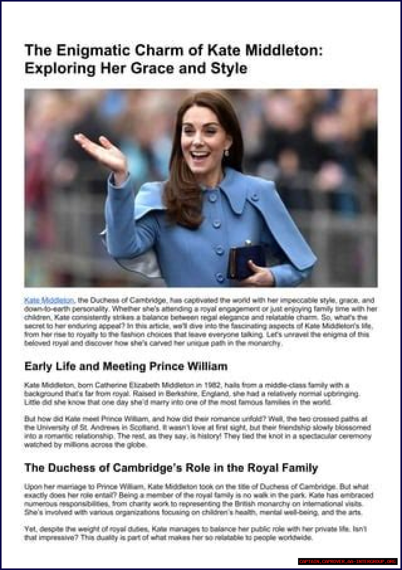 Exploring The Enigmatic World Of Kate Middleton Artwork