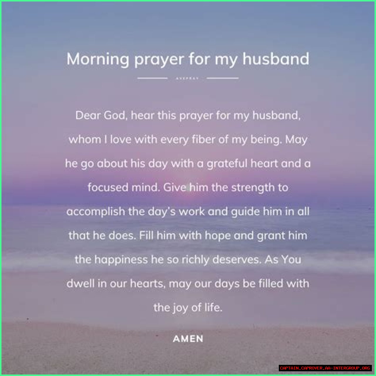 Whispers Of Love: A Morning Prayer For My Love