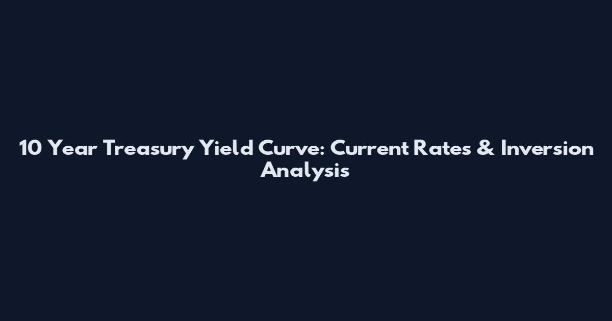 10 Year Treasury Yield Curve: Current Rates & Inversion Analysis