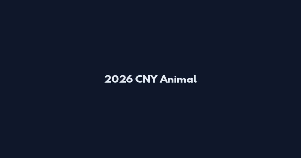 2026 CNY Animal