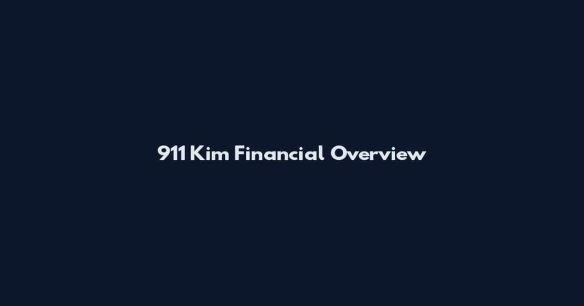 911 Kim Financial Overview