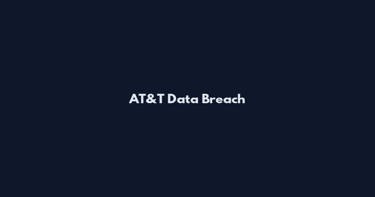 AT&T Data Breach