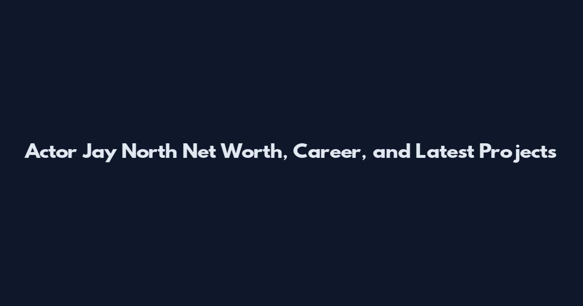 Actor Jay North Net Worth, Career, and Latest Projects