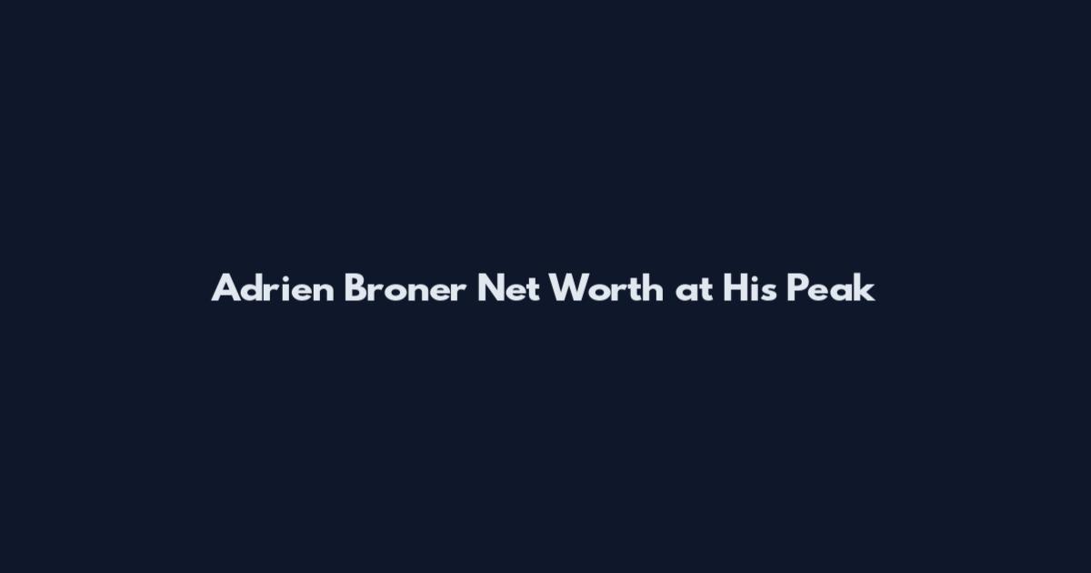 Adrien Broner Net Worth at His Peak
