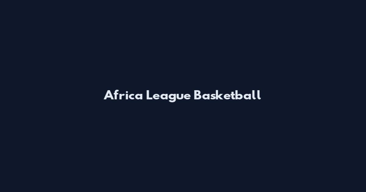 Africa League Basketball