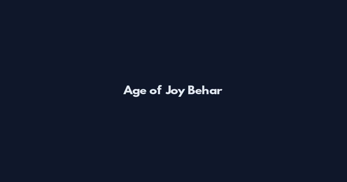 Age of Joy Behar