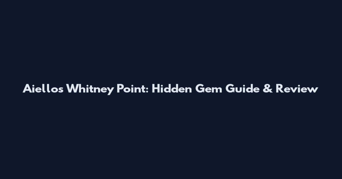 Aiello's Whitney Point: Hidden Gem Guide & Review