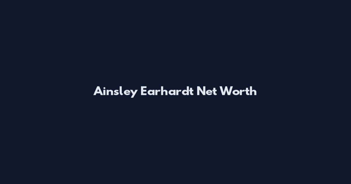 Ainsley Earhardt Net Worth