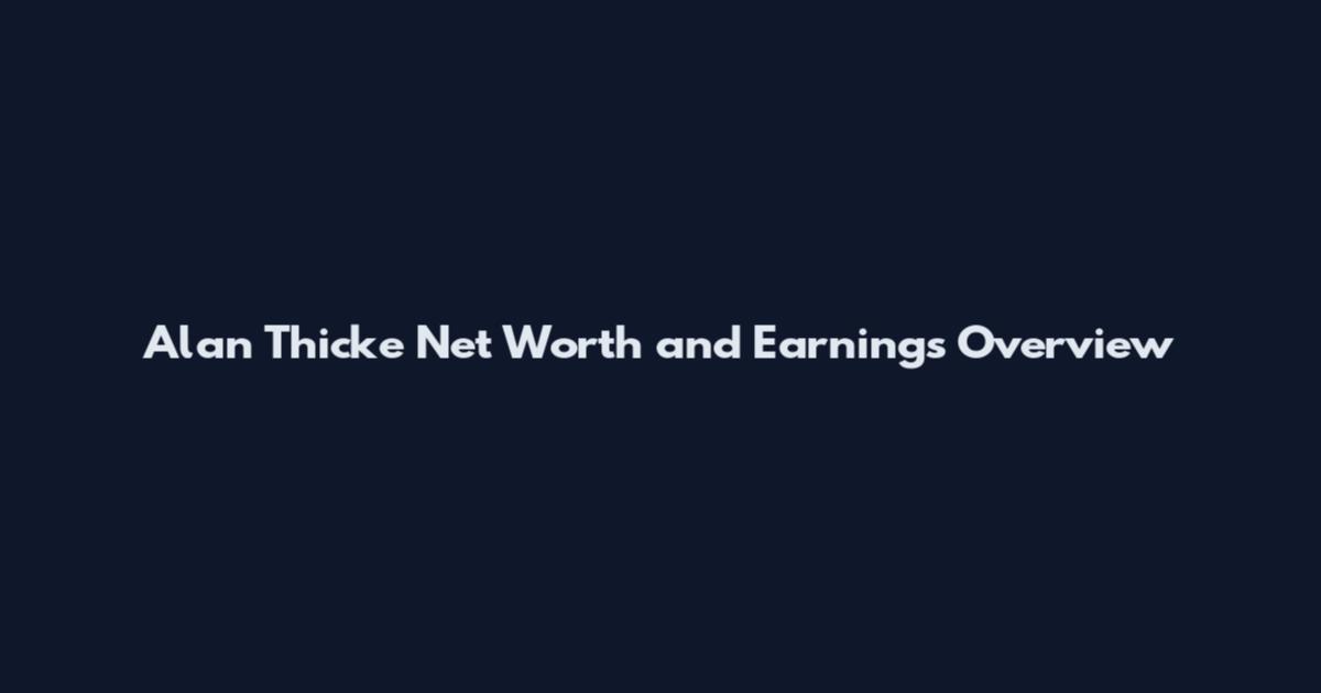 Alan Thicke Net Worth and Earnings Overview