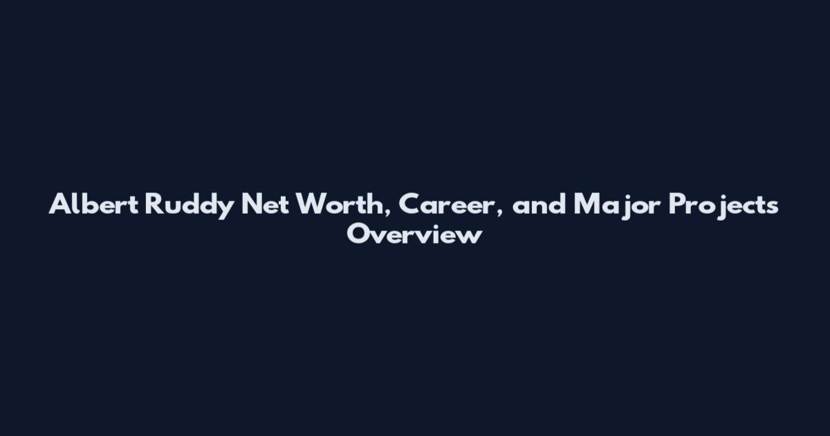 Albert Ruddy Net Worth, Career, and Major Projects Overview