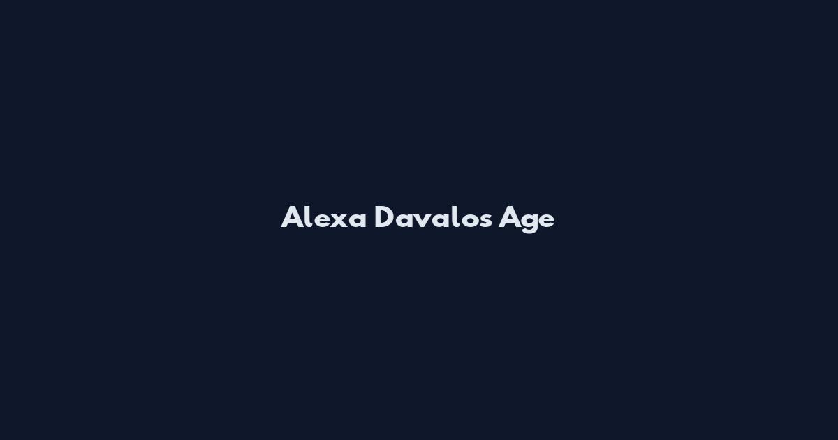 Alexa Davalos Age