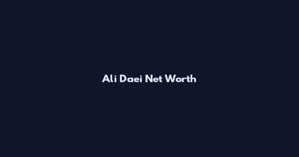 Ali Daei Net Worth