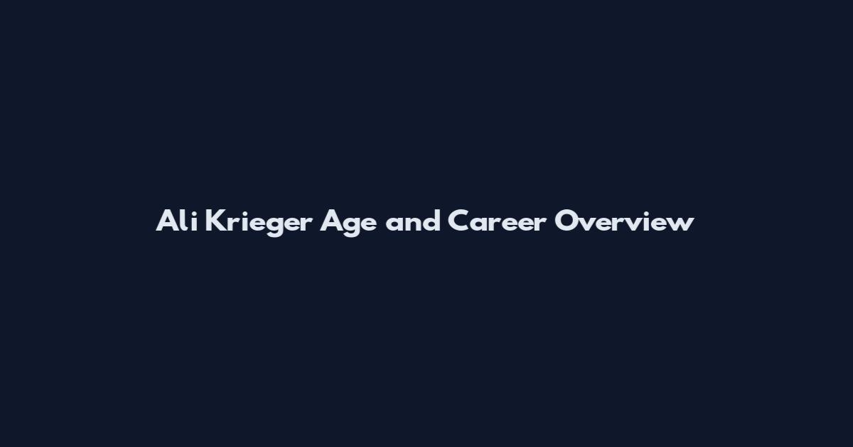 Ali Krieger Age and Career Overview