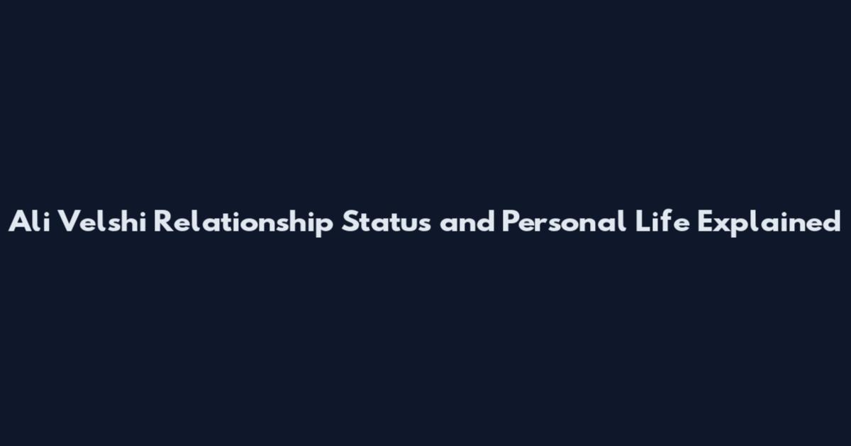 Ali Velshi Relationship Status and Personal Life Explained
