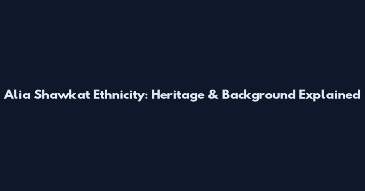Alia Shawkat Ethnicity: Heritage & Background Explained