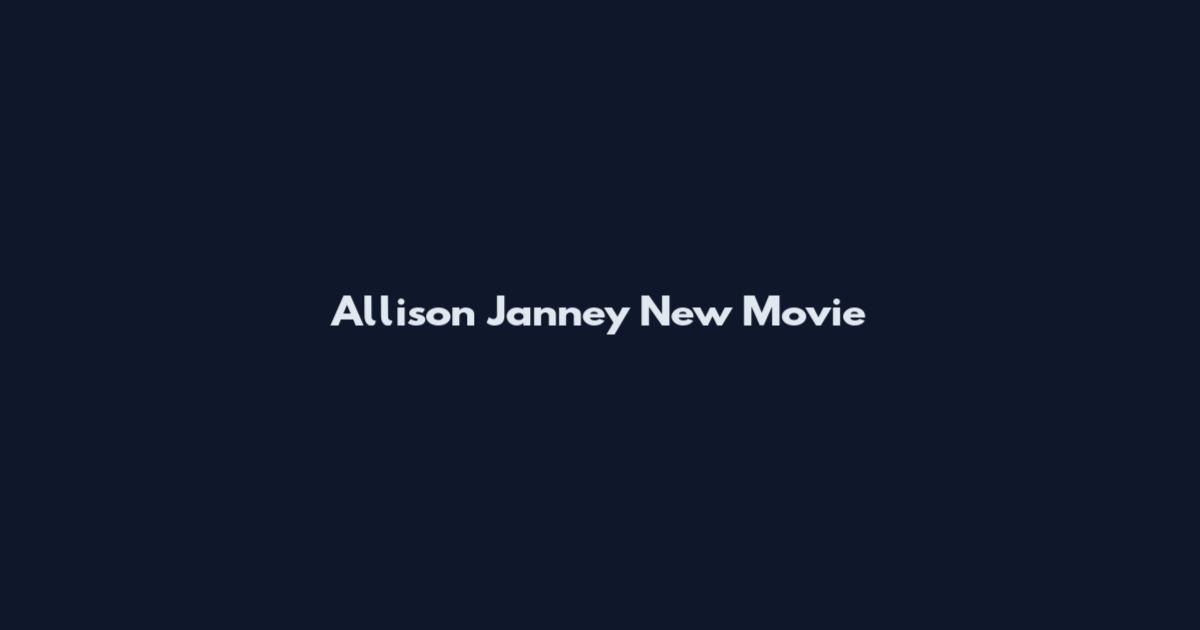 Allison Janney New Movie