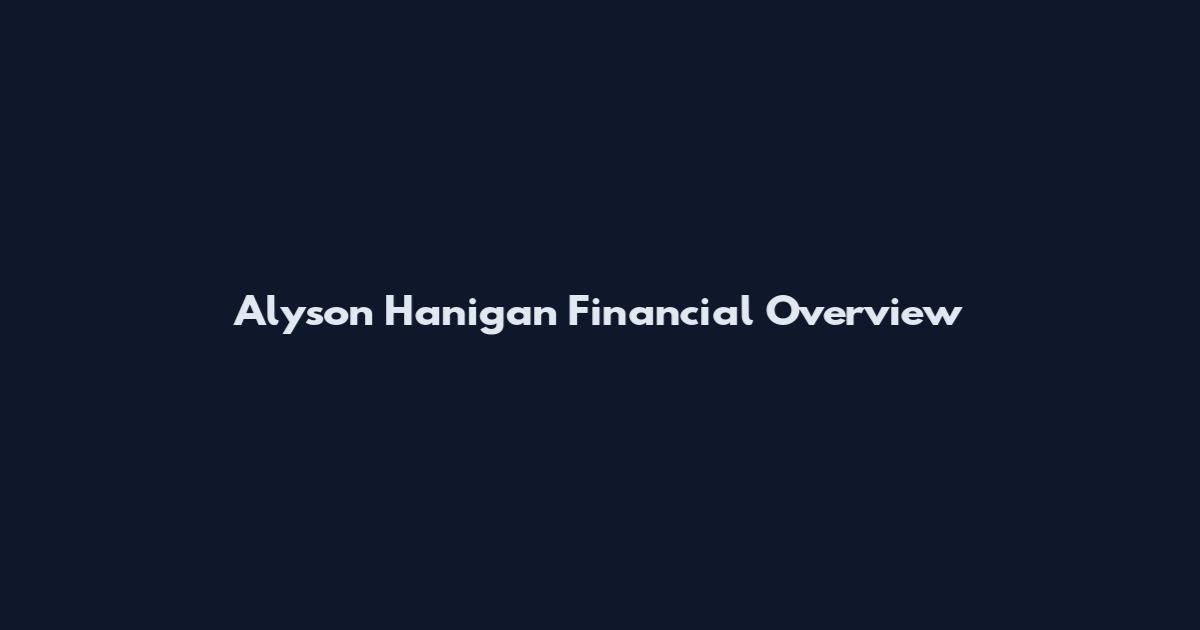 Alyson Hanigan Financial Overview