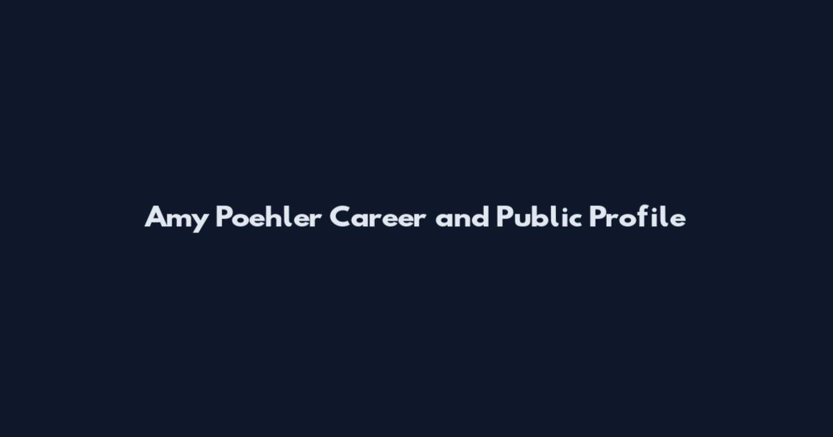 Amy Poehler Career and Public Profile