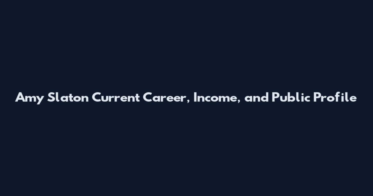 Amy Slaton Current Career, Income, and Public Profile
