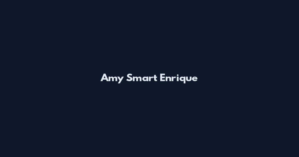 Amy Smart Enrique
