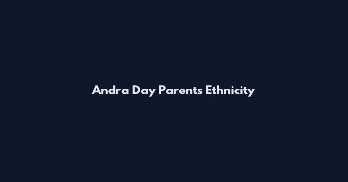 Andra Day Parents Ethnicity
