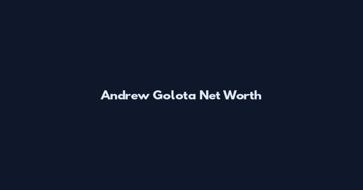Andrew Golota Net Worth
