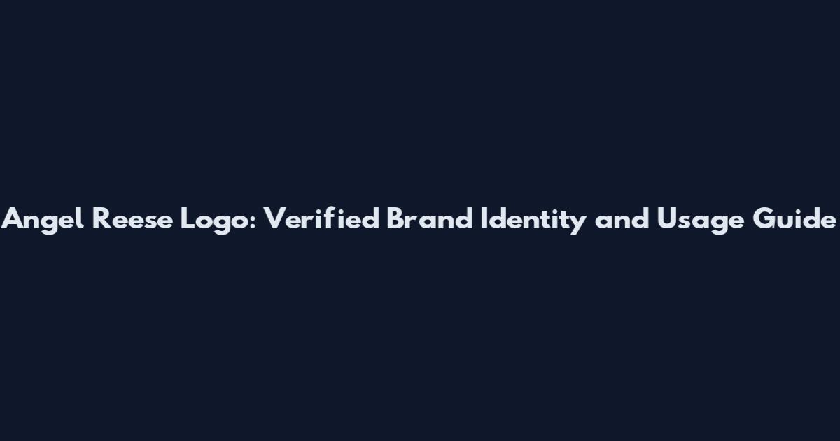 Angel Reese Logo: Verified Brand Identity and Usage Guide
