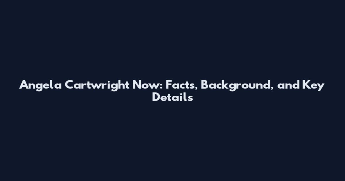 Angela Cartwright Now: Facts, Background, and Key Details