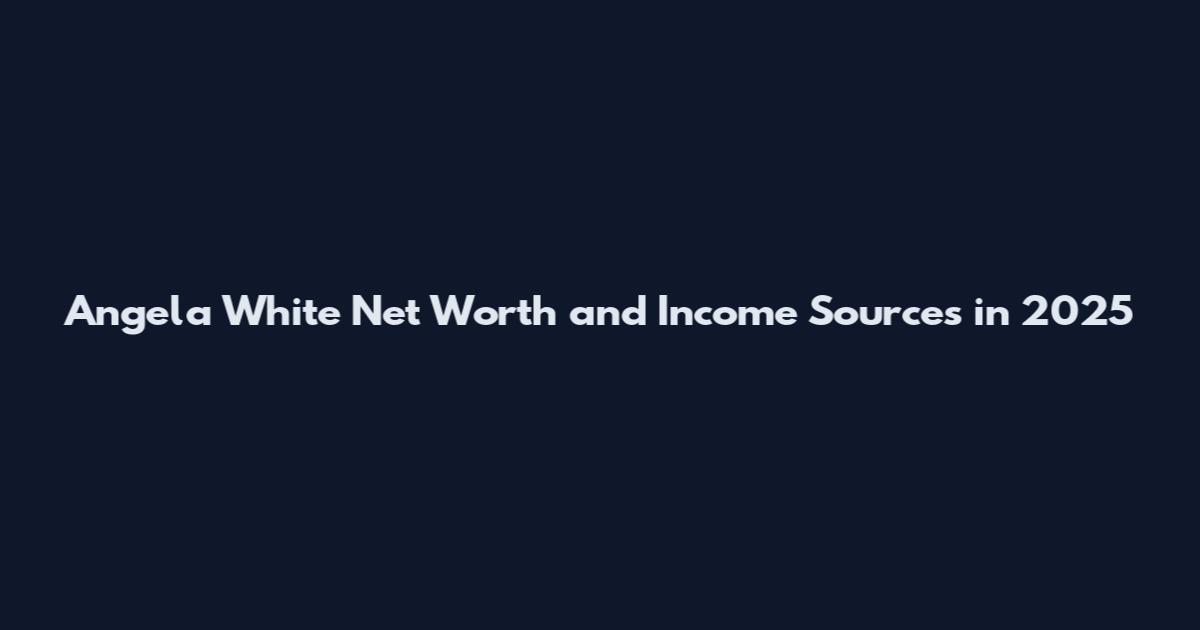 Angela White Net Worth and Income Sources in 2025