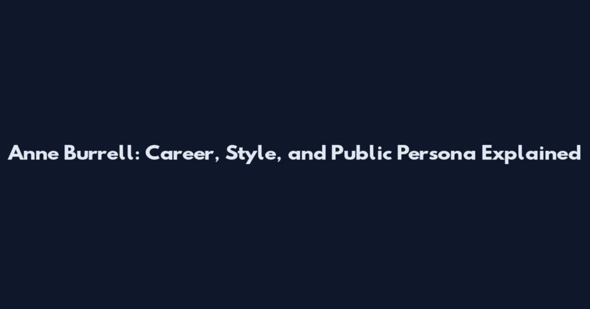 Anne Burrell: Career, Style, and Public Persona Explained