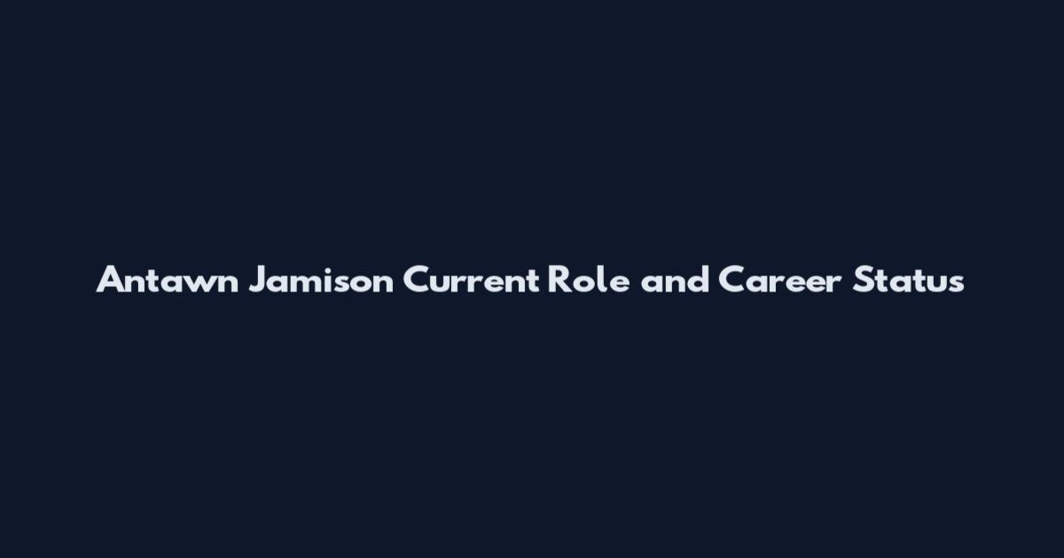 Antawn Jamison Current Role and Career Status