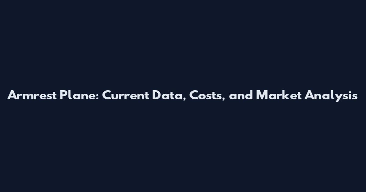 Armrest Plane: Current Data, Costs, and Market Analysis