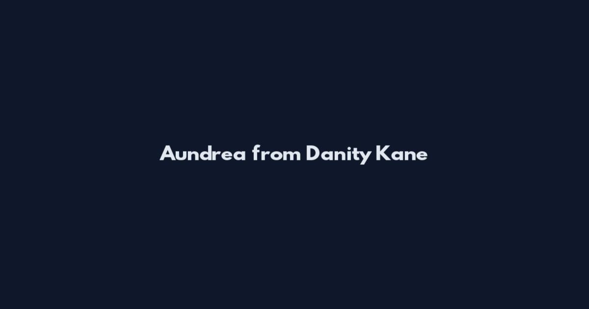 Aundrea from Danity Kane