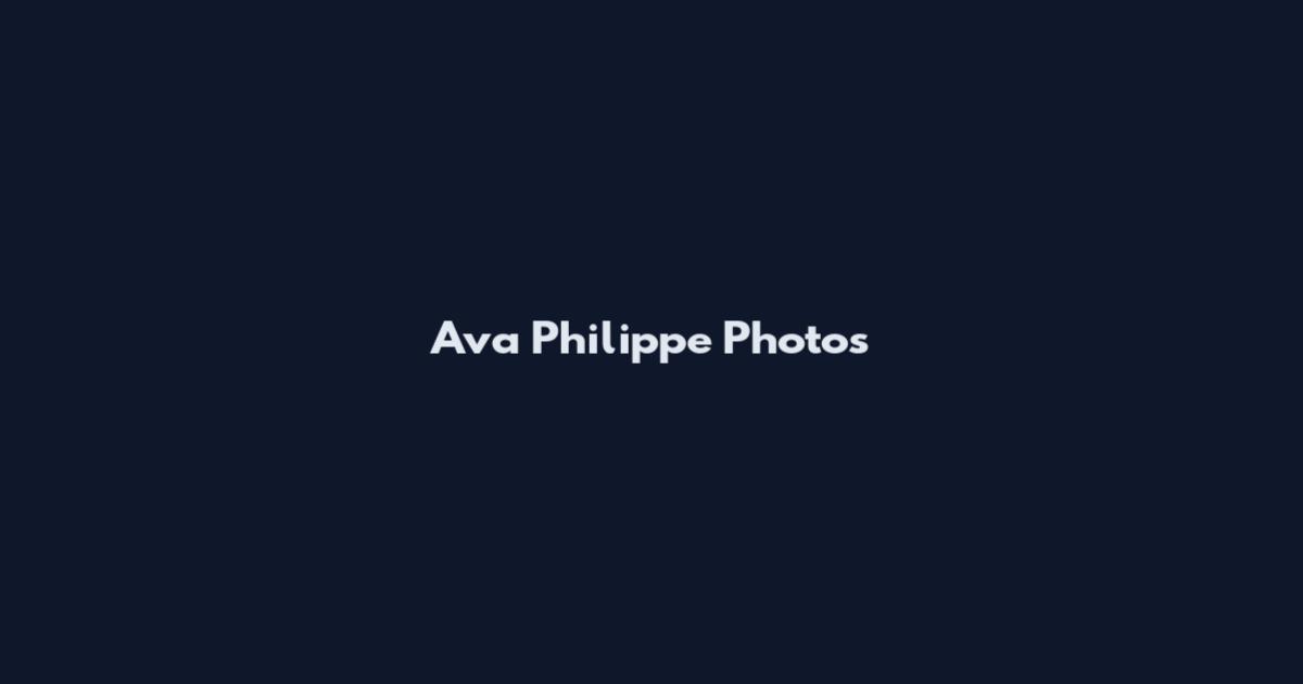 Ava Philippe Photos