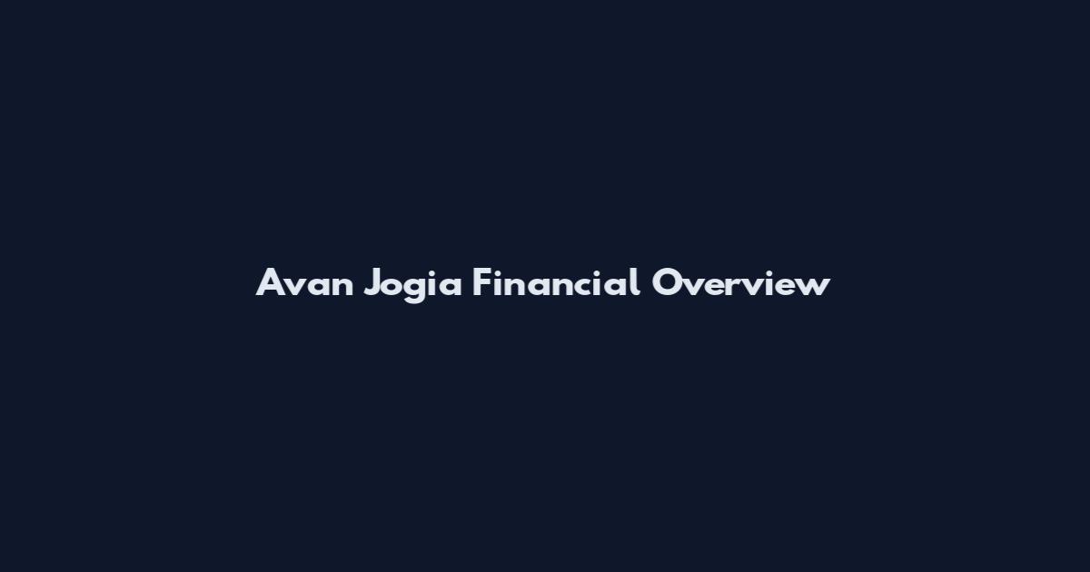 Avan Jogia Financial Overview