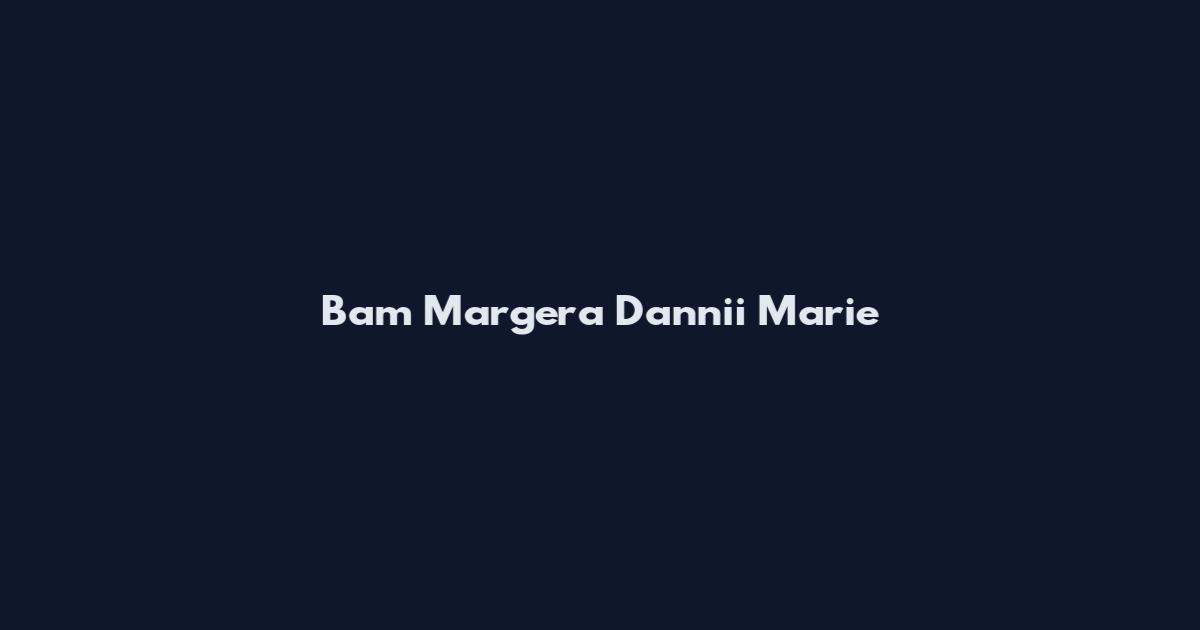 Bam Margera Dannii Marie