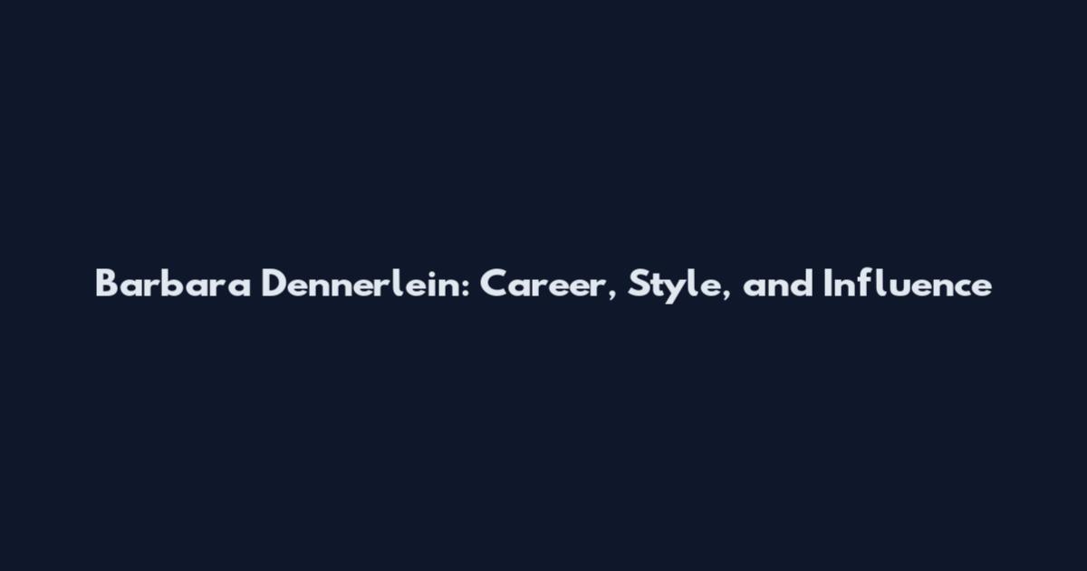 Barbara Dennerlein: Career, Style, and Influence