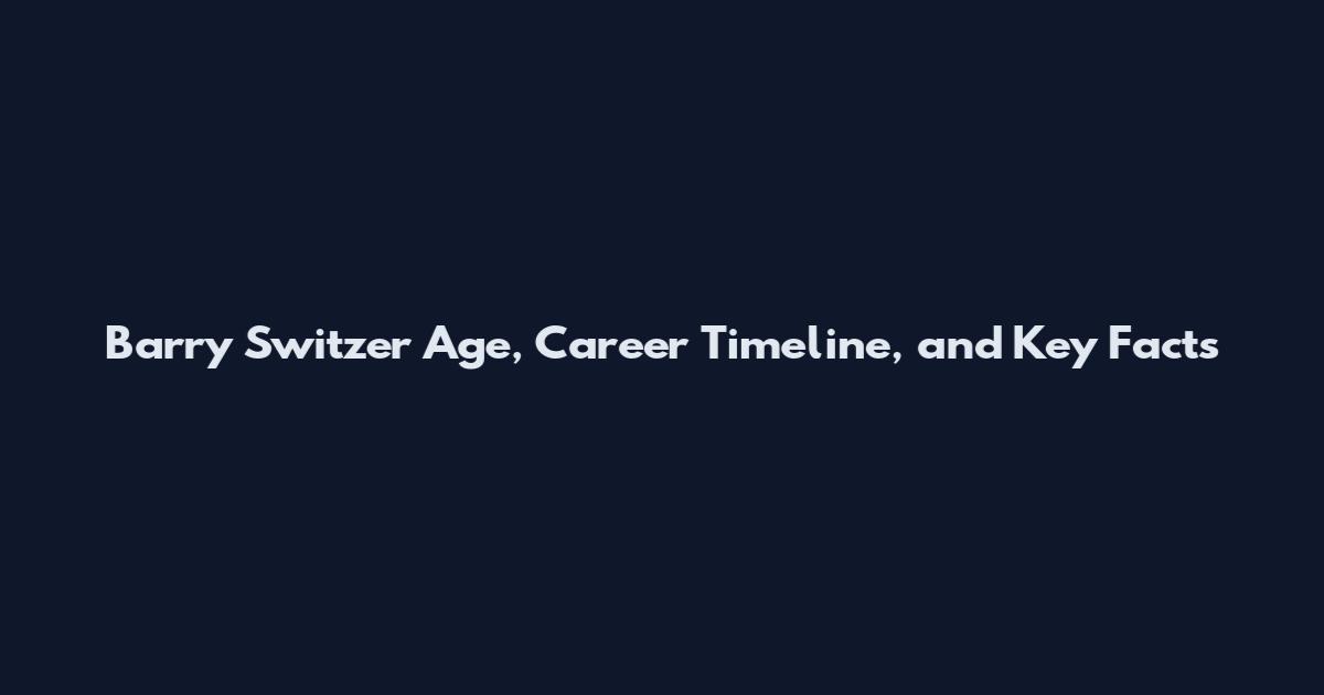 Barry Switzer Age, Career Timeline, and Key Facts