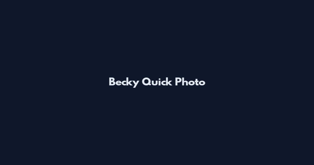 Becky Quick Photo