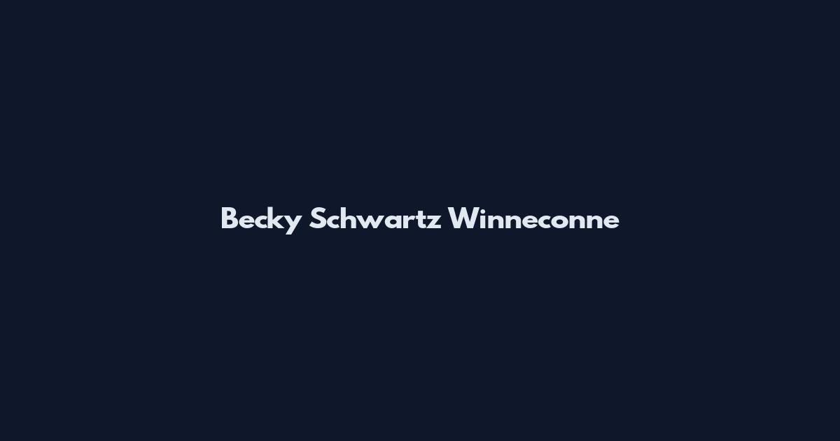Becky Schwartz Winneconne