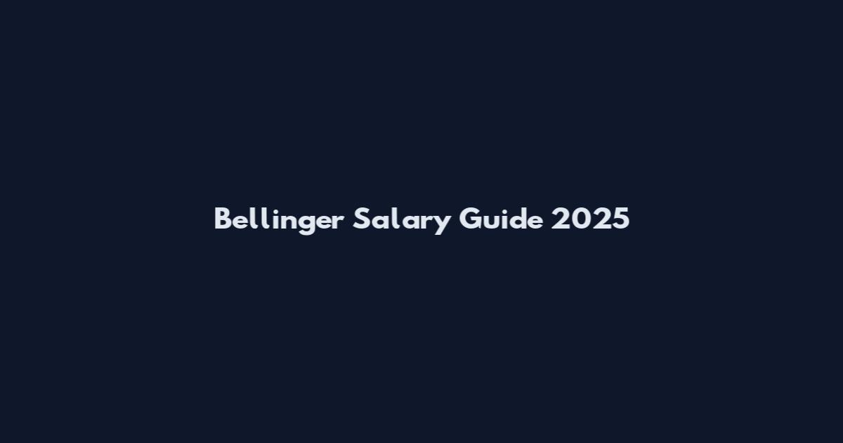 Bellinger Salary Guide 2025