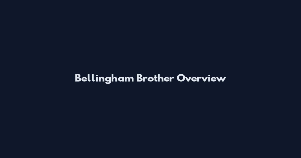 Bellingham Brother Overview