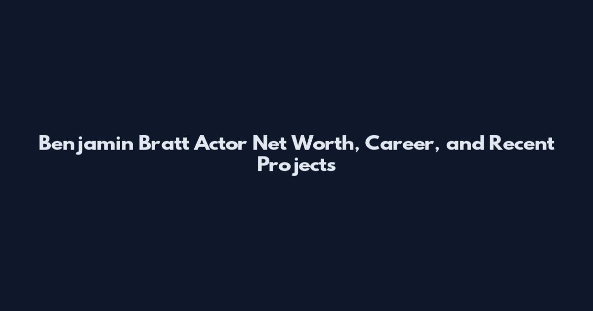 Benjamin Bratt Actor Net Worth, Career, and Recent Projects