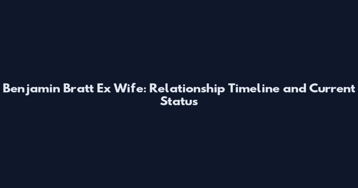 Benjamin Bratt Ex Wife: Relationship Timeline and Current Status