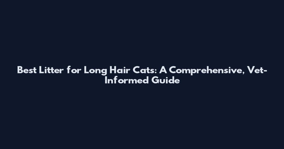 Best Litter for Long Hair Cats: A Comprehensive, Vet-Informed Guide