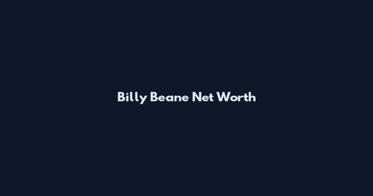 Billy Beane Net Worth