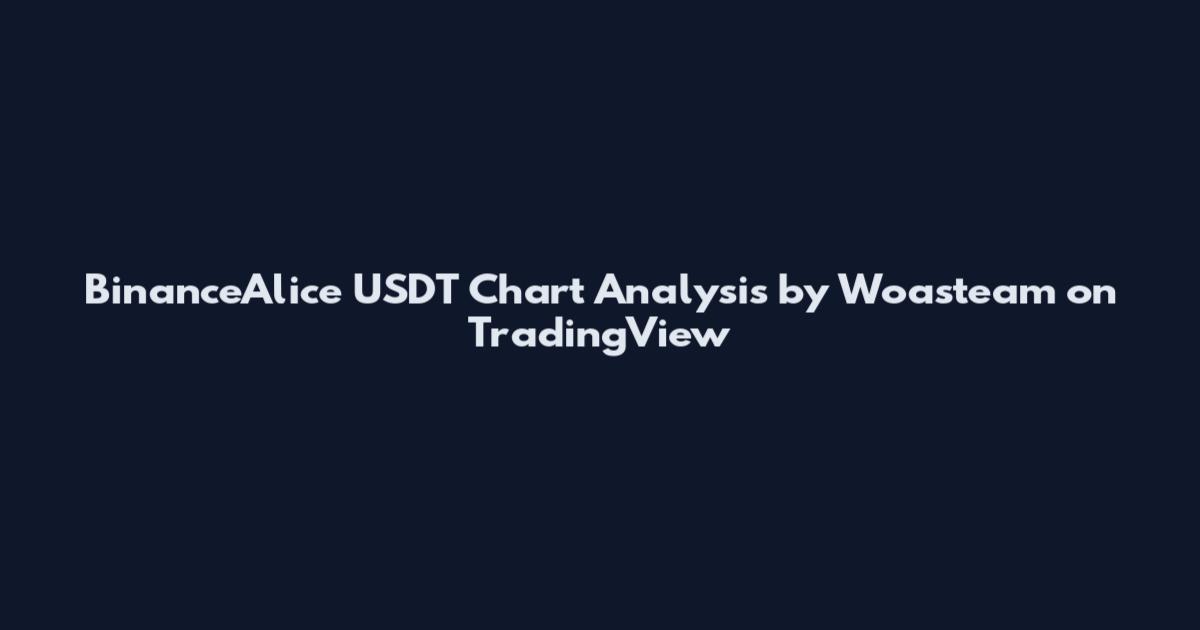 BinanceAlice USDT Chart Analysis by Woasteam on TradingView