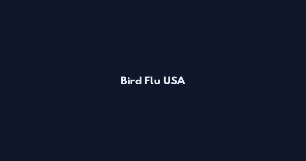 Bird Flu USA