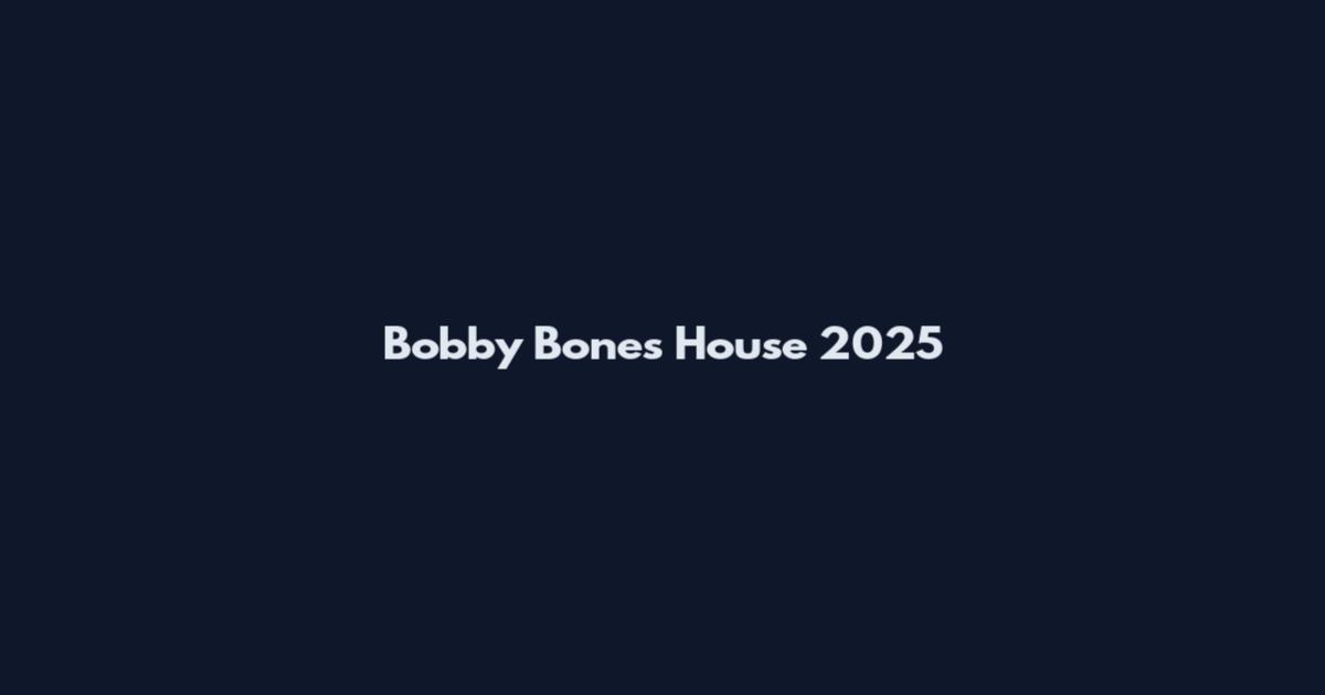 Bobby Bones House 2025