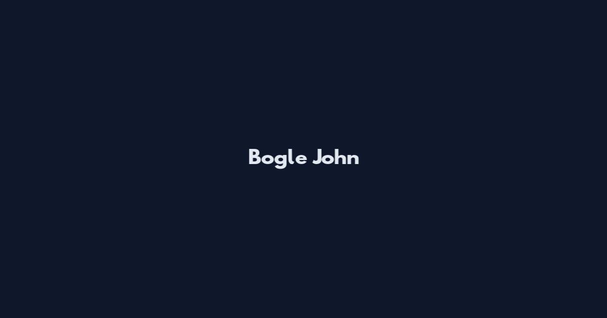 Bogle John
